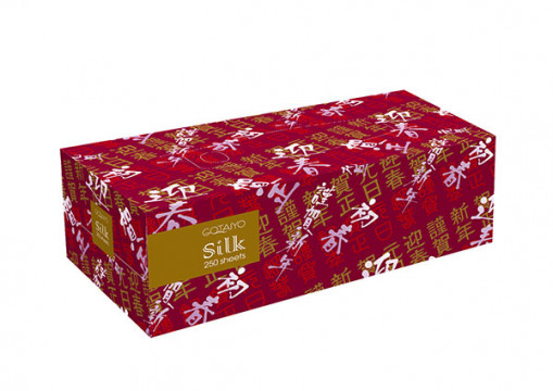 Двухслойные бумажные салфетки «Silk» изготовлены из натурального и экологически чистого сырья – 100% целлюлозы высокого качества. "Silk" Double-layered napkins 250 pcs